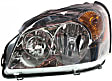 2007 Buick Lucerne - 3-Piece Kit Driver and Passenger Side Halogen Headlight, With bulb(s), OE Replacement,  Includes (1) Bumper Cover and (2) Headlight