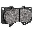 2004 Toyota 4Runner - 4-Piece Kit Front Brake Disc and Pad Kit, Cross-drilled and Slotted, 6 Lugs, Ceramic, 319mm  Disc,  Caliper Casting# 13WG, 4.7L 8Cyl, Pro-Line Series  Includes (2) Brake Disc and (1) Brake Pad Set