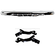 2-Piece Kit Front Bumper Chrome, Includes (1) Bumper and (1) Bumper Bracket