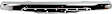 2-Piece Kit Front Bumper Chrome, Includes (1) Bumper and (1) Bumper Bracket