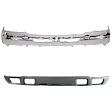 2-Piece Kit, Front Bumper, Chrome, Includes (1) Bumper and (1) Valance