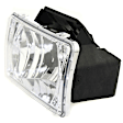 4-Piece Kit, Front Bumper, Chrome, Includes (1) Bumper, (1) Bumper Cover, and (2) Fog Light