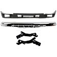 3-Piece Kit Front Bumper Chrome, Includes (1) Bumper, (1) Bumper Bracket and (1) Bumper Cover