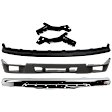4-Piece Kit Front Bumper Chrome, Includes (1) Bumper Cover, (1) Bumper Bracket, (1) Valance and (1) Bumper