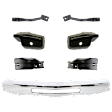 7-Piece Kit, Front Bumper, Chrome, Includes (1) Bumper, (4) Bumper Bracket, and (2) Bumper End