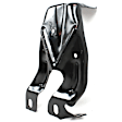 2000 Nissan Frontier SE - 3-Piece Kit Front, Driver and Passenger Side Bumper, Painted Black,  Includes (1) Bumper and (2) Bumper Bracket