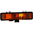 5-Piece Kit, Front Bumper, Chrome, Includes (1) Bumper, (2) Corner Light, and (2) Turn Signal Light