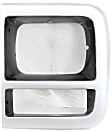 1992-1995 Chevrolet G20 - 3-Piece Kit, Grille Silver Shell with Black Insert, For Models With Single Headlights, Includes (1) Grille and (2) Headlight Door
