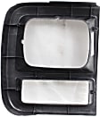 1992-1995 Chevrolet G20 - 3-Piece Kit, Grille Silver Shell with Black Insert, For Models With Single Headlights, Includes (1) Grille and (2) Headlight Door