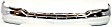 2001 GMC Sierra 1500 SL - 2-Piece Kit Front Bumper, Chrome, Includes (1) Bumper and (1) Bumper Trim