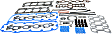 2-Piece Kit Head Gasket Set, Includes (1) Cylinder Head Bolt and (1) Cylinder Head Gasket