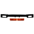 1992 Toyota Pickup - 3-Piece Kit Front Bumper, Four Wheel Drive, Painted Black,  Includes (1) Bumper and (2) Turn Signal Light