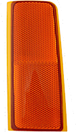 4-Piece Kit, Front, Driver and Passenger Side Turn Signal Light, Without bulb(s), Includes (2) Turn Signal Light and (2) Reflector