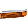 4-Piece Kit, Front, Driver and Passenger Side Turn Signal Light, Without bulb(s), Below Headlamp, Includes (2) Turn Signal Light and (2) Corner Light