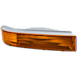 4-Piece Kit Front, Driver and Passenger Side Turn Signal Light, Without bulb(s), Includes (2) Turn Signal Light and (2) Headlight Door