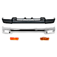 4-Piece Kit, Front Bumper, Sport Utility, Chrome, Includes (1) Bumper, (2) Turn Signal Light, and (1) Valance