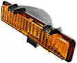 1989 Chevrolet S10 Base - 6-Piece Kit Front Bumper, Chrome, Includes (1) Bumper, (2) Corner Light, (2) Turn Signal Light, and (1) Valance