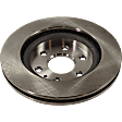 2009 Saturn Outlook - 8-Piece Kit Front and Rear Brake Disc and Pad Kit, Plain Surface, 6 Lugs, Front-Ceramic/Rear-Semi-Metallic, 3.6L 6Cyl, Pro-Line Series  Includes (4) Brake Disc and (2) Brake Pad Set