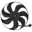 2001 Audi TT Quattro Base - 3-Piece Kit A/C Condenser, 1.8L 4Cyl,  Includes (1) A/C Condenser, (1) Cooling Fan Assembly, and (1) Radiator