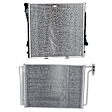 2002 BMW X5 - 2-Piece Kit A/C Condenser, 4.4L 8Cyl,  Includes (1) A/C Condenser and (1) Radiator