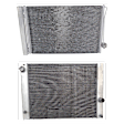 2007 BMW 525i - 2-Piece Kit A/C Condenser, 3.0L 6Cyl,  Includes (1) A/C Condenser and (1) Radiator