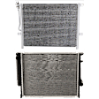 1999 BMW 328i - 2-Piece Kit A/C Condenser, mfrbodycodename : E4, 2.8L 6Cyl,  Includes (1) A/C Condenser and (1) Radiator