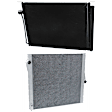 2-Piece Kit A/C Condenser, includes (1) A/C Condenser and (1) Radiator, 4.8L Eng., 8 Cyl.