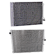 2014 BMW 550i GT xDrive - 2-Piece Kit A/C Condenser, 4.4L 8Cyl,  Includes (1) A/C Condenser and (1) Radiator