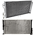 2015-2016 BMW M235i xDrive - 2-Piece Kit A/C Condenser, includes (1) A/C Condenser and (1) Radiator, 2.0L Eng., 4 Cyl., (435I/M235I, 3.0L Eng., 6 Cyl.)