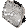 2000 Jeep Cherokee - 4-Piece Kit Driver and Passenger Side Halogen Headlight, With bulb(s), OE Replacement,  Includes (2) Headlight and (2) Headlight Door