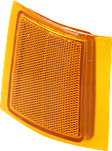 1995 Chevrolet K2500 Suburban - 5-Piece Kit Grille, Painted Black, For Models With Composite Headlamps,  Includes (1) Grille Assembly, (2) Reflector, and (2) Side Marker