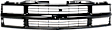 1995 Chevrolet K2500 Suburban - 5-Piece Kit Grille, Painted Black, For Models With Composite Headlamps,  Includes (1) Grille Assembly, (2) Reflector, and (2) Side Marker