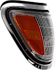 1996 Toyota Tacoma - 5-Piece Kit Grille, Chrome Shell with Painted Black Insert, 4WD, Includes (2) Corner Light, (1) Grille Assembly, and (2) Headlight