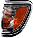 1996 Toyota Tacoma - 5-Piece Kit Grille, Chrome Shell with Painted Black Insert, 4WD, Includes (2) Corner Light, (1) Grille Assembly, and (2) Headlight