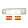 5-Piece Kit Header Panel, Includes (1) Header Panel, (2) Turn Signal Light and (2) Side Marker