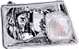 2003 Ford Ranger XLT - 6-Piece Kit Grille, Painted Black,  Includes (2) Corner Light, (1) Grille Assembly, (1) Header Panel, and (2) Headlight