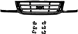 2003 Ford Ranger XLT - 6-Piece Kit Grille, Painted Black,  Includes (2) Corner Light, (1) Grille Assembly, (1) Header Panel, and (2) Headlight