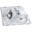 2004 Ford Explorer XLT - 6-Piece Kit Header Panel, Sport Utility,  Includes (2) Corner Light, (1) Grille Assembly, (1) Header Panel, and (2) Headlight