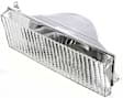 1991-1996 Jeep Cherokee - 7-Piece Kit Grille Chrome Shell with Painted Black Insert, Mid-Size, Includes (1) Grille Assembly, (2) Headlight Door, (2) Side Marker, and (2) Turn Signal Light