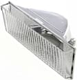 1991-1996 Jeep Cherokee - 7-Piece Kit Grille Chrome Shell with Painted Black Insert, Mid-Size, Includes (1) Grille Assembly, (2) Headlight Door, (2) Side Marker, and (2) Turn Signal Light