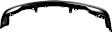 2002 GMC Sierra 2500 SL - 5-Piece Kit Front Bumper, Painted Black, Includes (1) Bumper, (1) Bumper Trim, (2) Fog Light, and (1) Valance