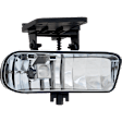 2001 GMC Yukon - 3-Piece Kit Front Bumper, Chrome, Sport Utility, Includes (1) Bumper and (2) Fog Light