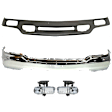 2001 GMC Sierra 1500 HD - 4-Piece Kit Front Bumper, Chrome, Includes (1) Bumper, (2) Fog Light, and (1) Valance
