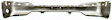 2001 GMC Sierra 1500 HD - 4-Piece Kit Front Bumper, Chrome, Includes (1) Bumper, (2) Fog Light, and (1) Valance