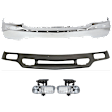4-Piece Kit, Front Bumper, Chrome, Includes (1) Bumper, (2) Fog Light, and (1) Valance