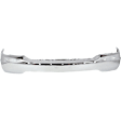 4-Piece Kit, Front Bumper, Chrome, Includes (1) Bumper, (2) Fog Light, and (1) Valance