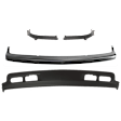 4-Piece Kit Front, Driver and Passenger Side Bumper Trim, Primed, includes (3) Bumper Trim, and (1) Valance