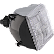 1996 Jeep Grand Cherokee - 5-Piece Kit Header Panel,  Includes (2) Corner Light, (1) Header Panel, and (2) Headlight