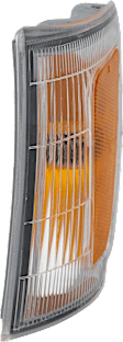1993-1998 Toyota T100 - 3-Piece Kit Grille Chrome Shell with Painted Black Insert, Includes (2) Corner Light and (1) Grille Assembly