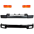 1998 Toyota 4Runner - 4-Piece Kit Front Bumper, Painted Black, Sport Utility, Includes (1) Bumper, (2) Turn Signal Light, and (1) Valance